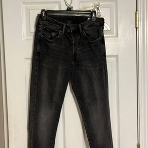 Men's black jeans